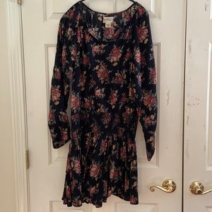 Denim Supply by Ralph Lauren Drop Waist Floral Dress